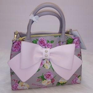 Last One NWT Betsey Johnson Rose Satchel